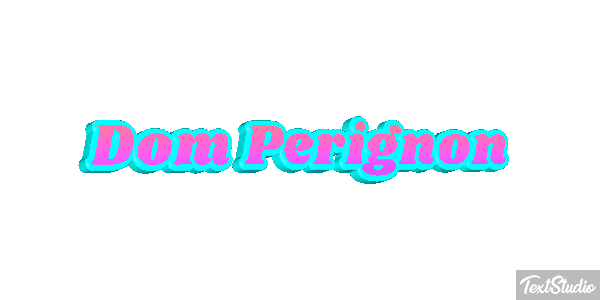 Dom Pérignon テキスト効果