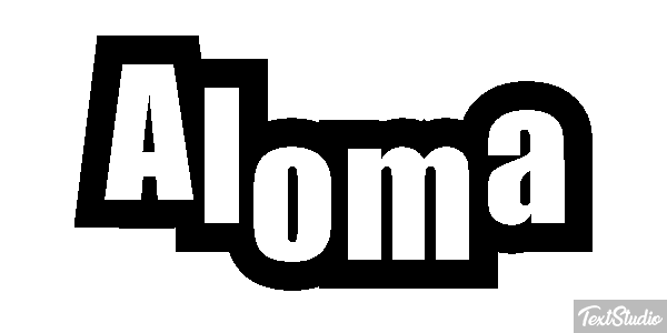 Aloma Text effect