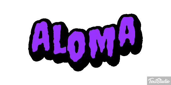 Aloma Text effect