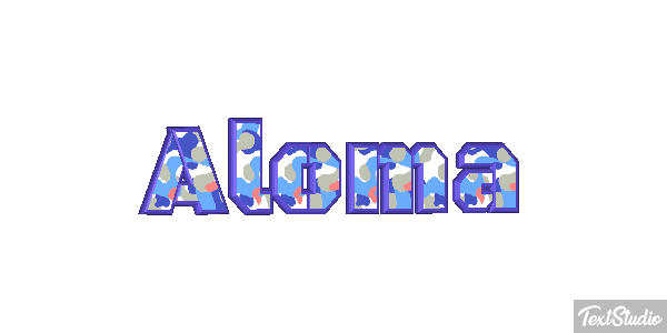 Aloma Text effect