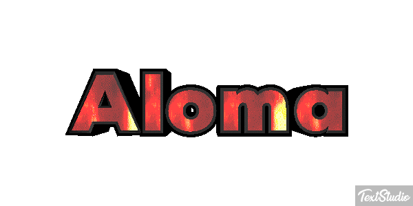 Aloma Text effect