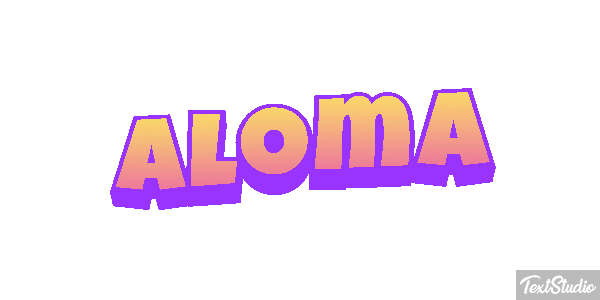 Aloma Text effect
