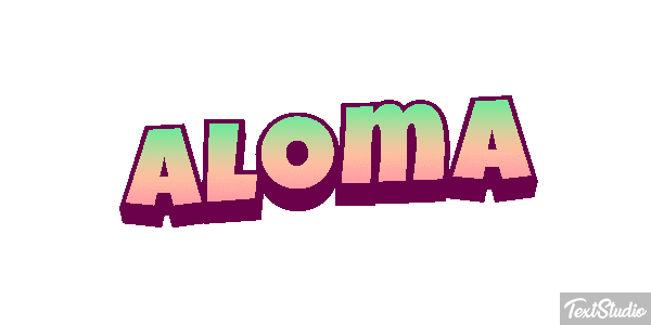 Aloma Text effect