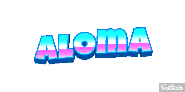 Aloma Text effect
