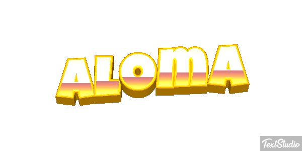 Aloma Text effect