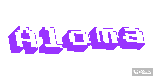 Aloma Text effect