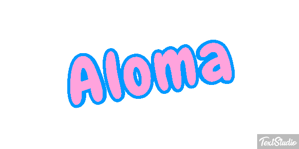 Aloma Text effect