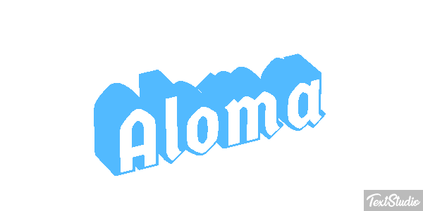 Aloma Text effect