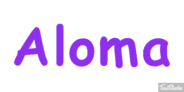 Aloma Text effect