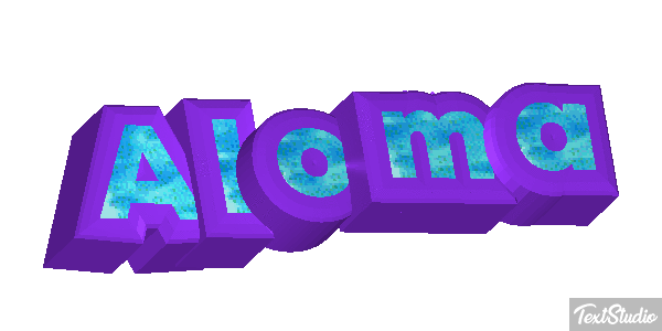 Aloma Text effect