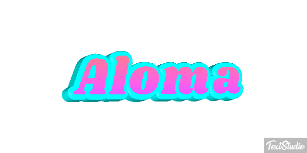 Aloma Text effect
