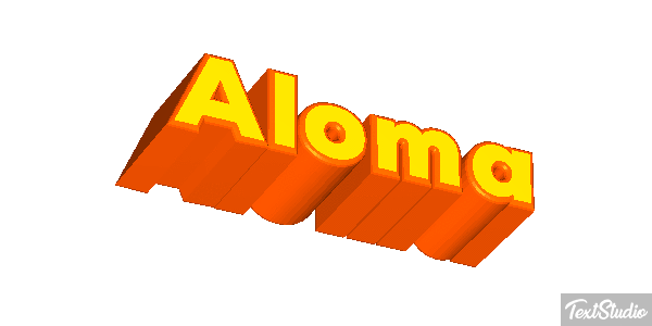 Aloma Text effect