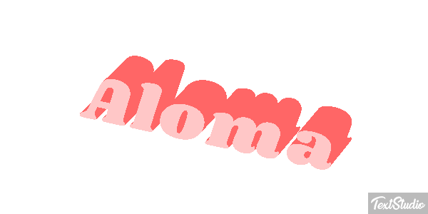 Aloma Text effect