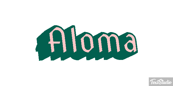 Aloma Text effect