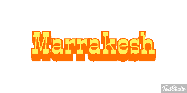 Marrakesh Metin efekti