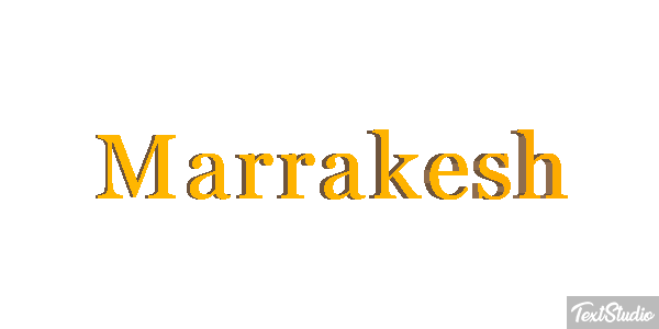 Marrakesh Metin efekti