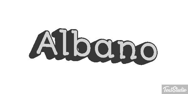 Albano Effetto testo