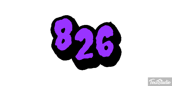 826 テキスト効果