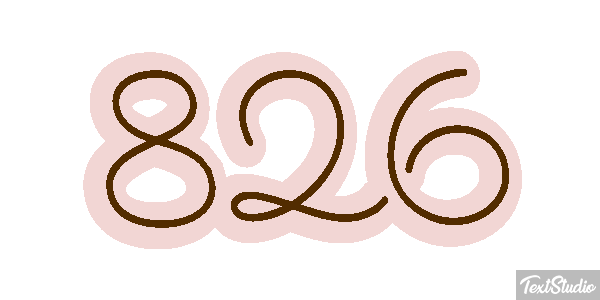 826 テキスト効果