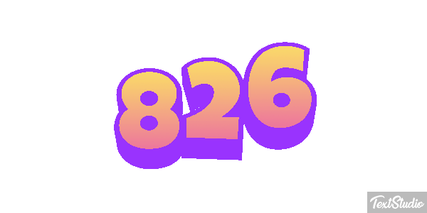 826 テキスト効果