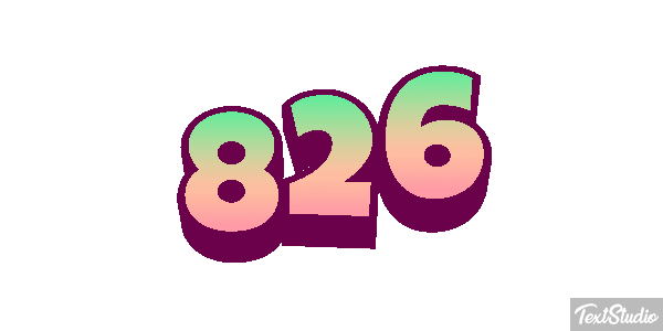 826 テキスト効果