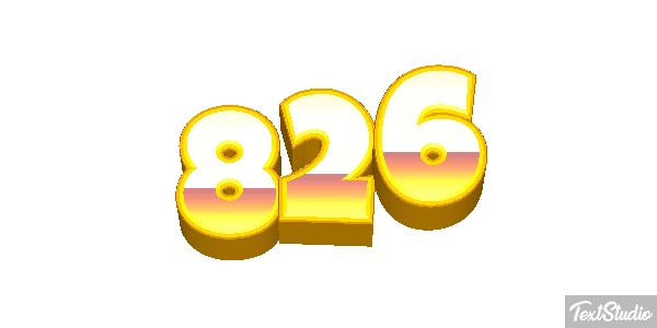 826 テキスト効果
