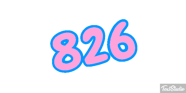 826 テキスト効果