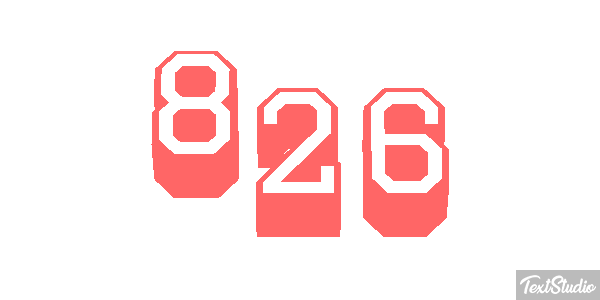 826 テキスト効果