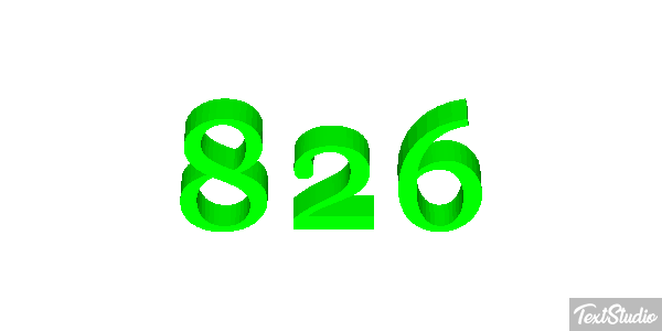 826 テキスト効果