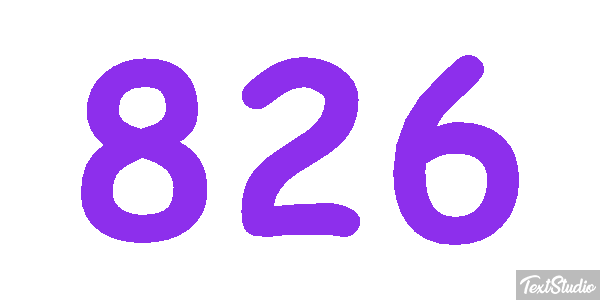 826 テキスト効果