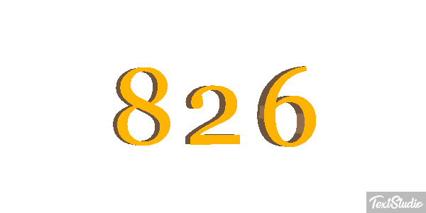 826 テキスト効果