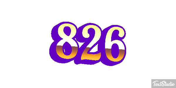 826 テキスト効果
