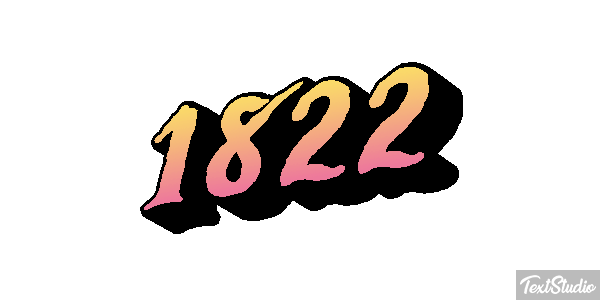 1822 Efecto de texto