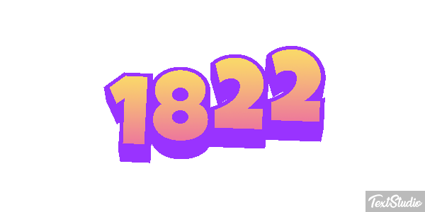 1822 Efecto de texto