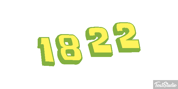1822 Efecto de texto