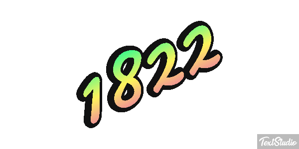 1822 Efecto de texto