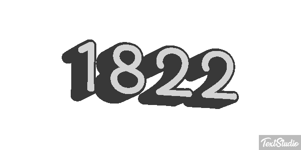 1822 Efecto de texto