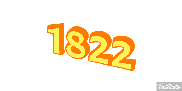 1822 Efecto de texto