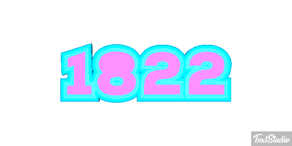 1822 Efecto de texto