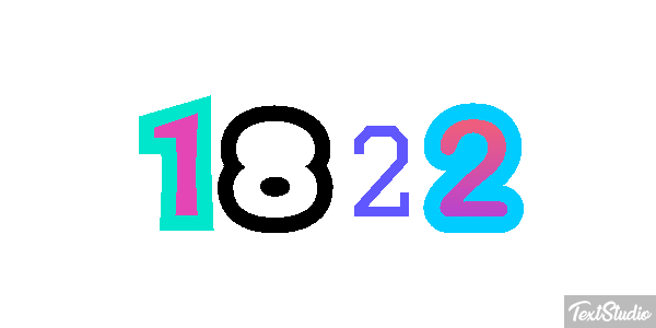 1822 Efecto de texto