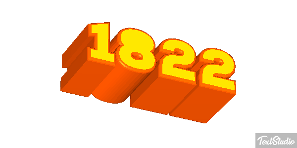 1822 Efecto de texto