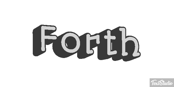 Forth Effet de texte