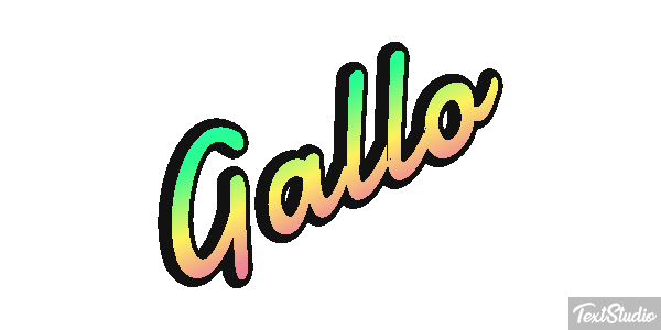 Gallo テキスト効果