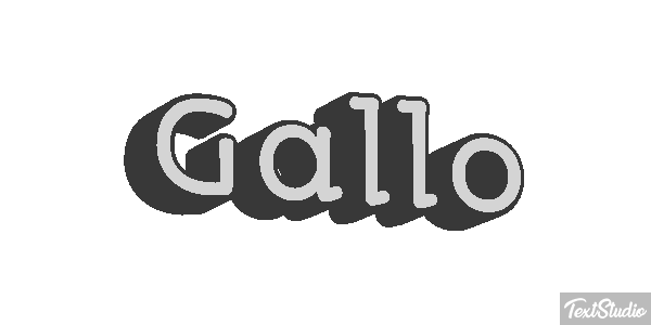 Gallo テキスト効果