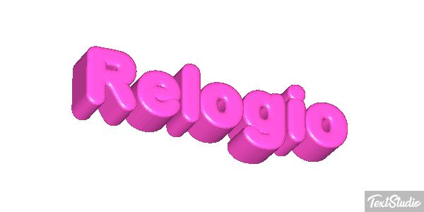 Relógio Tekst effect