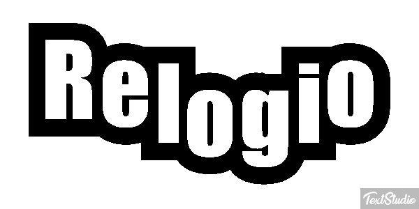 Relógio Tekst effect