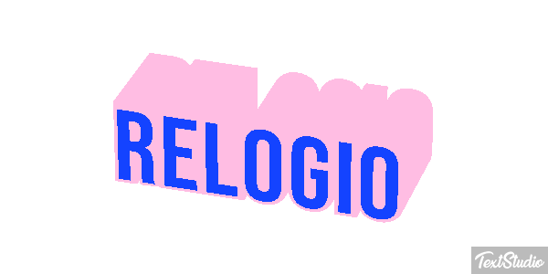Relógio Tekst effect