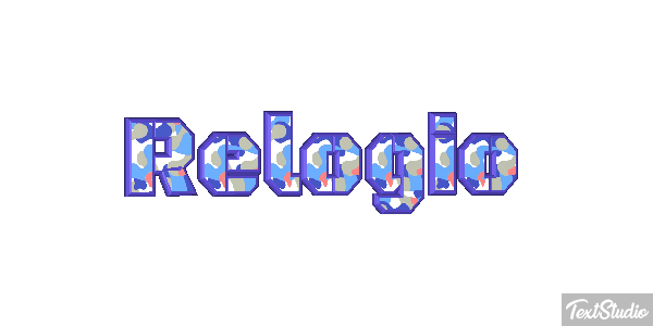 Relógio Tekst effect