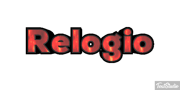 Relógio Tekst effect