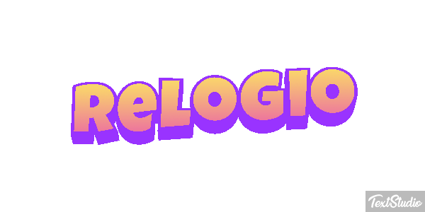 Relógio Tekst effect
